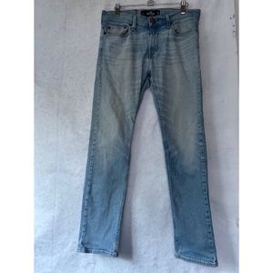Hollister Epic Flex Skinny Fit Jeans Medium Blue Denim Wash Size 30 X 30